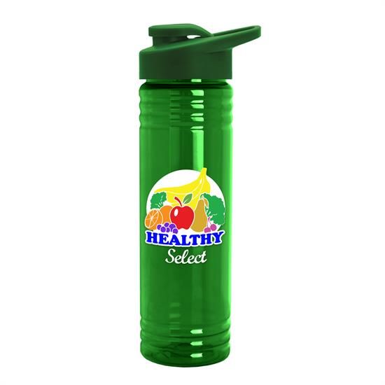 DPTB24D - 24 oz. Slim Fit Water Bottles with Drink-Thru Lid - Digital